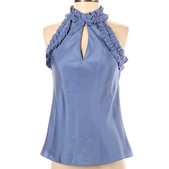 Banana Republic Silk Solid Top - Picture 1 of 9